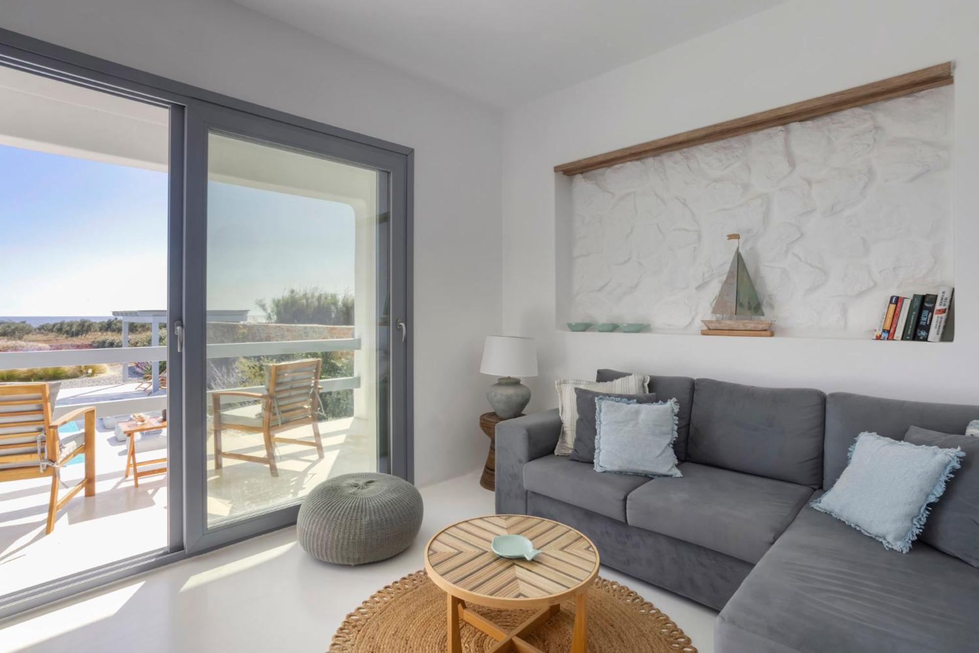Villa Dione, Private Pool & Seaview By Naxos Dunes Кастраки Экстерьер фото